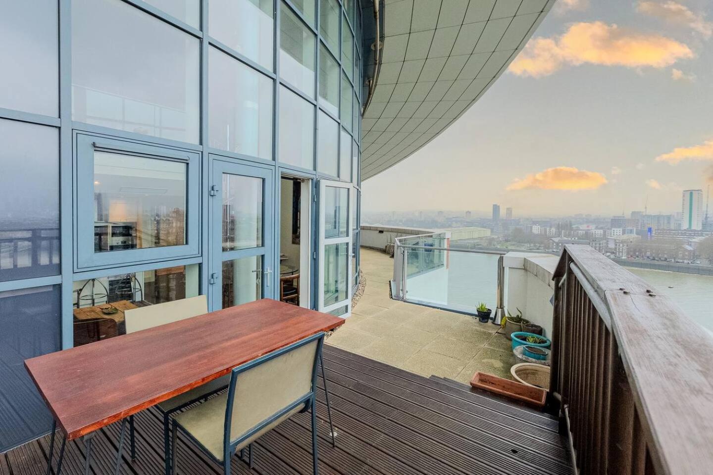 London Canary Wharf Riverside Penthouse Apartment מראה חיצוני תמונה