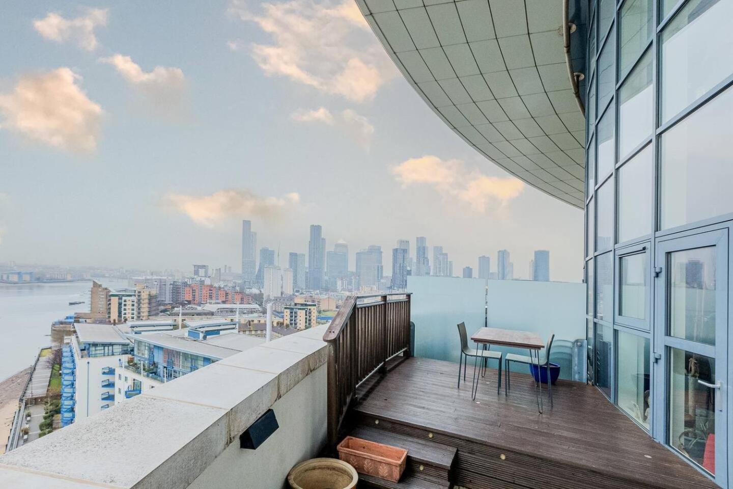London Canary Wharf Riverside Penthouse Apartment מראה חיצוני תמונה
